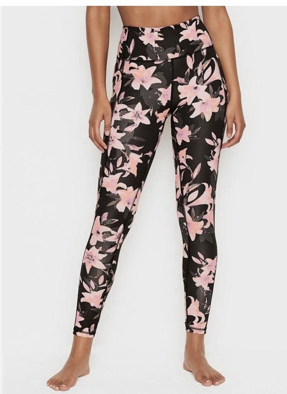 Victoria’s Secret High-Rise Full Length Floral Leggings Size 12